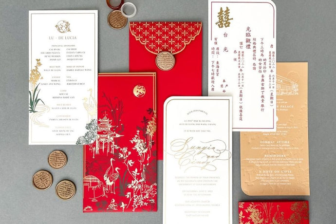 Opulent Red and Gold Old Shanghai Suite