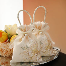 Load image into Gallery viewer, Peonies Drawstring with Pearl