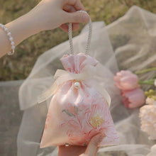 Load image into Gallery viewer, Peonies Drawstring with Pearl