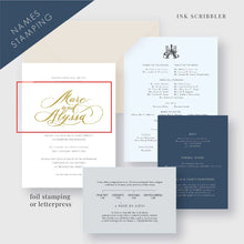 Load image into Gallery viewer, Absolue Suite / Foil Stamped Names