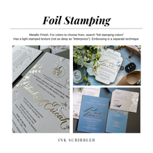 Load image into Gallery viewer, Heritage / Main Card Foil Stamping