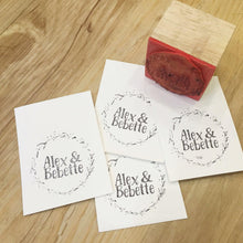 Load image into Gallery viewer, Wreath1 Stamp - ink scribbler