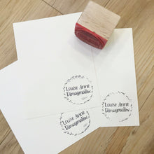 Load image into Gallery viewer, Wreath1 Stamp - ink scribbler