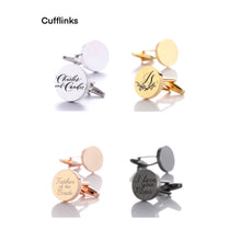 Load image into Gallery viewer, Engraved Cufflinks