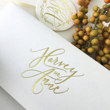 Load image into Gallery viewer, Wedding Logo - ink scribbler