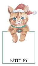 Load image into Gallery viewer, Santa Cat - ink scribbler