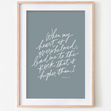 Load image into Gallery viewer, Psalm 61:2 Downloadable Print - ink scribbler
