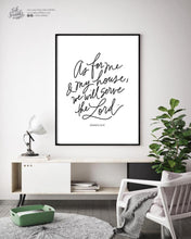 Load image into Gallery viewer, Joshua 24:15 Downloadable Print - ink scribbler