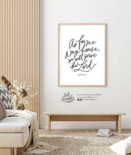 Load image into Gallery viewer, Joshua 24:15 Downloadable Print - ink scribbler