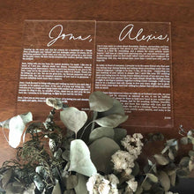 Load image into Gallery viewer, Vows Acrylic Standee - ink scribbler