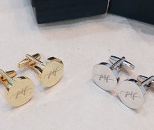 Load image into Gallery viewer, Engraved Cufflinks