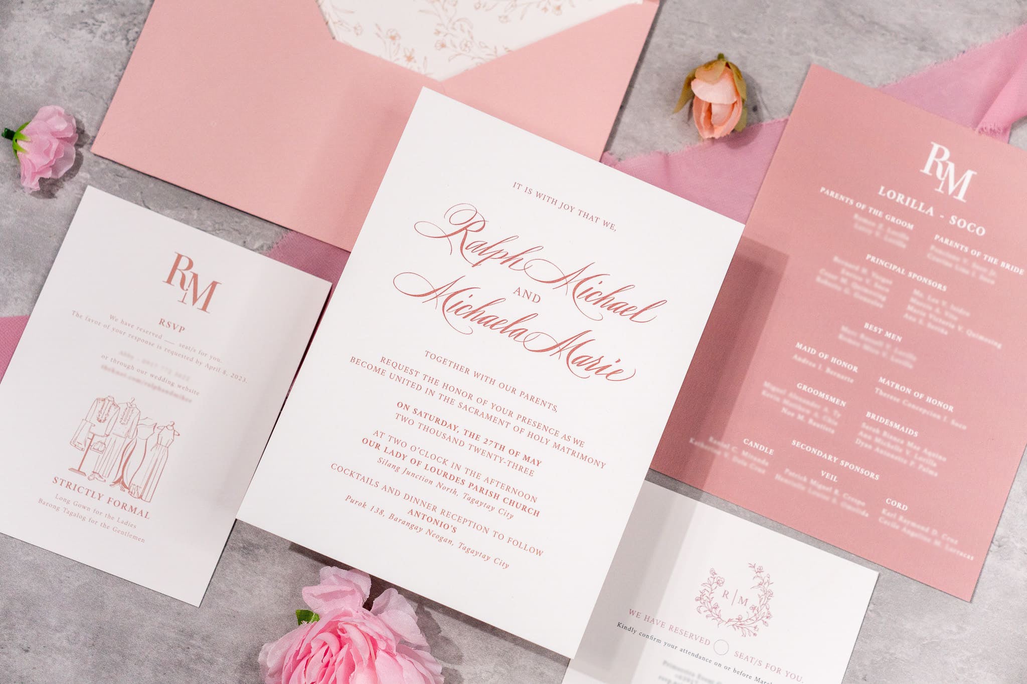 Pink Absolue Suite with Envelope Liner / Tagaytay – Ink Scribbler