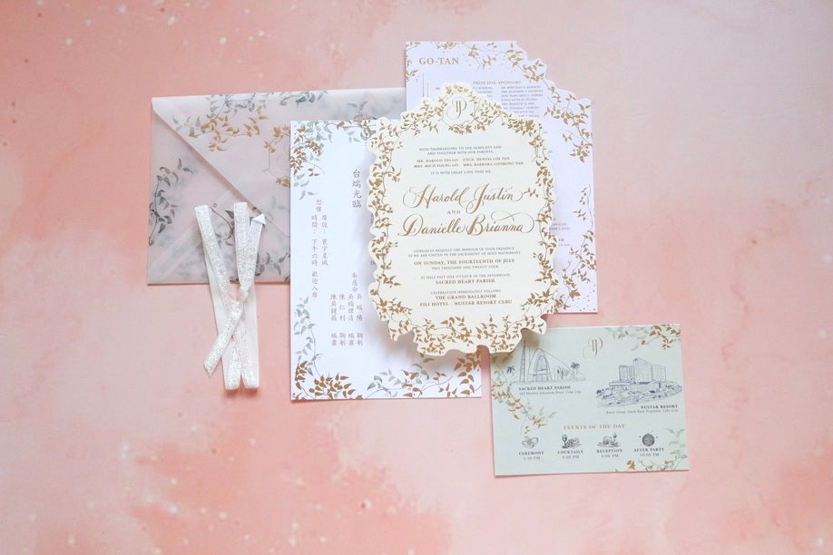 Floral and Gold Bespoke / Cebu