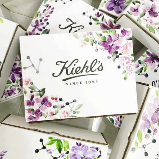 Handpainted Boxes for Kiehl's Media Launch