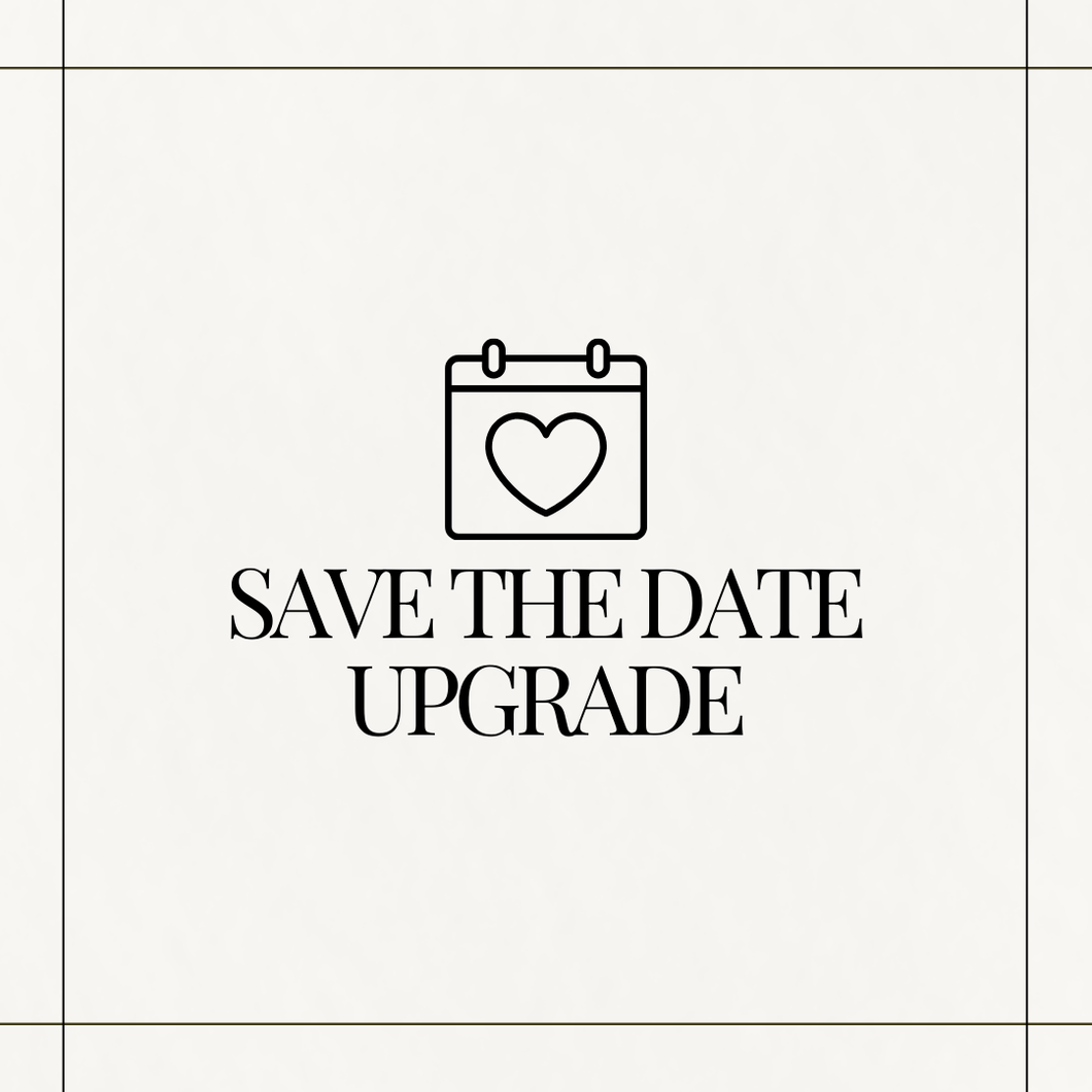 Save the Date Upgrade