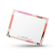 Load image into Gallery viewer, Abstract Salmon Frame Notecards [A]
