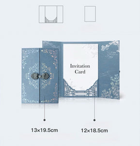 Oriental Gatefold - Lasercut Pocket with Holographic Foil