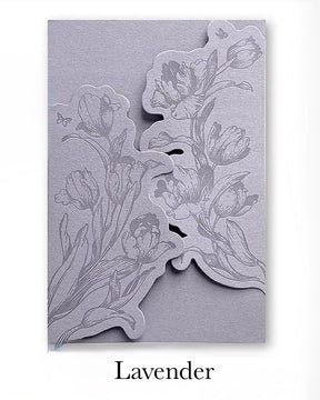 Tulip Wrap - Letterpressed