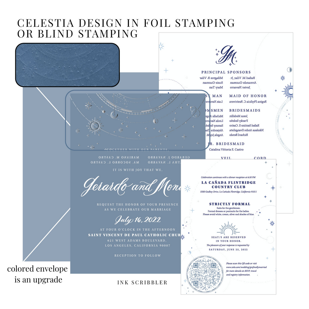 Celestia / Suite with Design only Stamping