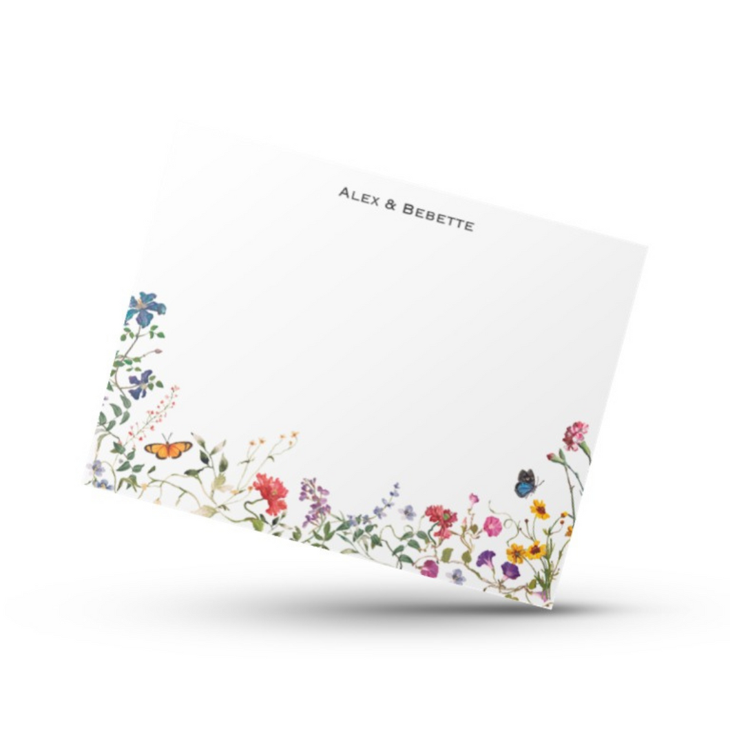 Butterflies and Blooms Notecards [D]