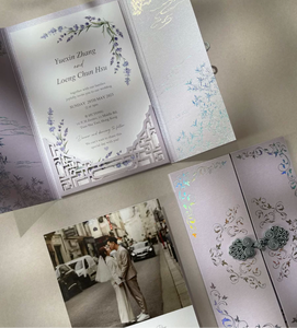 Oriental Gatefold - Lasercut Pocket with Holographic Foil
