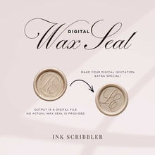 Load image into Gallery viewer, Digital Wax Seal — Custom Monogram
