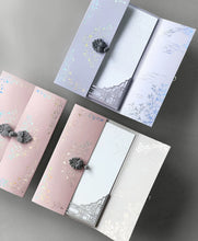 Load image into Gallery viewer, Oriental Gatefold - Lasercut Pocket with Holographic Foil
