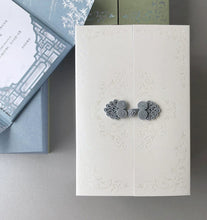 Load image into Gallery viewer, Oriental Gatefold - Lasercut Pocket with Holographic Foil
