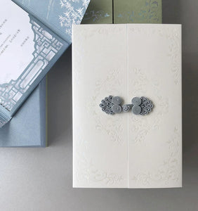 Oriental Gatefold - Lasercut Pocket with Holographic Foil