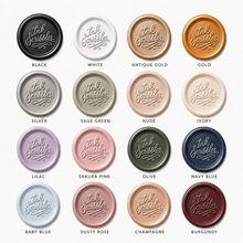 Load image into Gallery viewer, Ink scribbler logo wax seal colors
