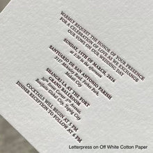 Load image into Gallery viewer, Letterpress Service
