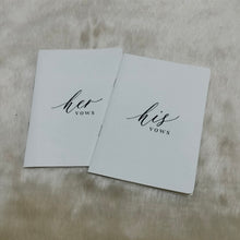 Load image into Gallery viewer, Vow Booklets
