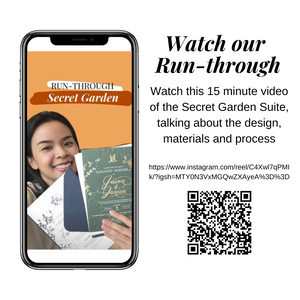 Secret Garden / Flat Print Invitation Suite