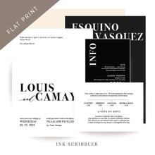 Load image into Gallery viewer, Bodoni Suite / Flat Print
