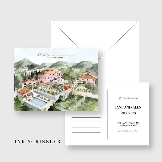 Custom Postcard / Bespoke Save the Date