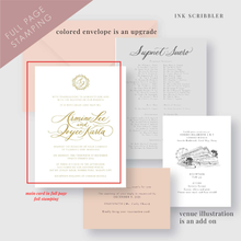 Load image into Gallery viewer, Heritage Suite / Main Card Foil Stamping
