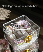 Load image into Gallery viewer, Floral Square Ring Box

