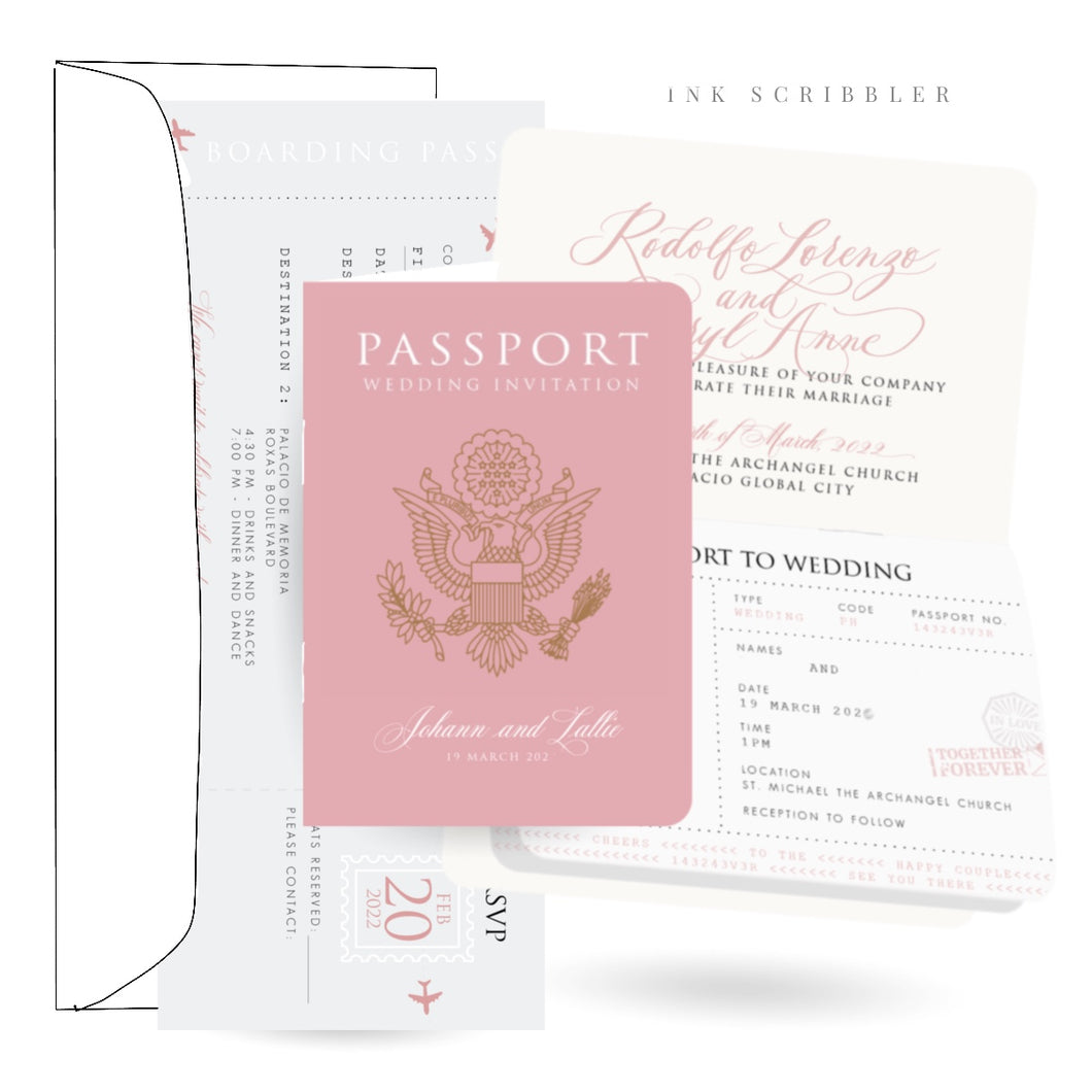 Passport with Boarding Pass