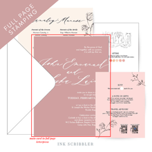 Load image into Gallery viewer, Lexa Suite / Main Card Letterpress
