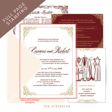 Load image into Gallery viewer, Reigna Suite / Main Card Letterpress
