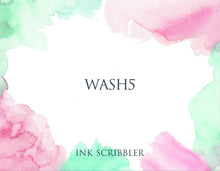 Load image into Gallery viewer, Wash5 Notecards - ink scribbler
