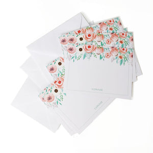 FloralCluster2 Notecards - ink scribbler