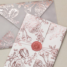 Load image into Gallery viewer, Rosa Wrap and Envelope - Rose Gold
