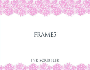 Frame5 Notecards - ink scribbler