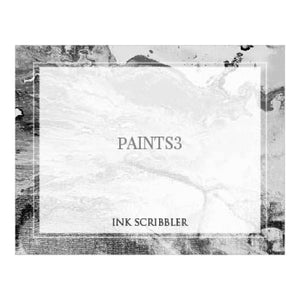 Paints3 Notecards - ink scribbler