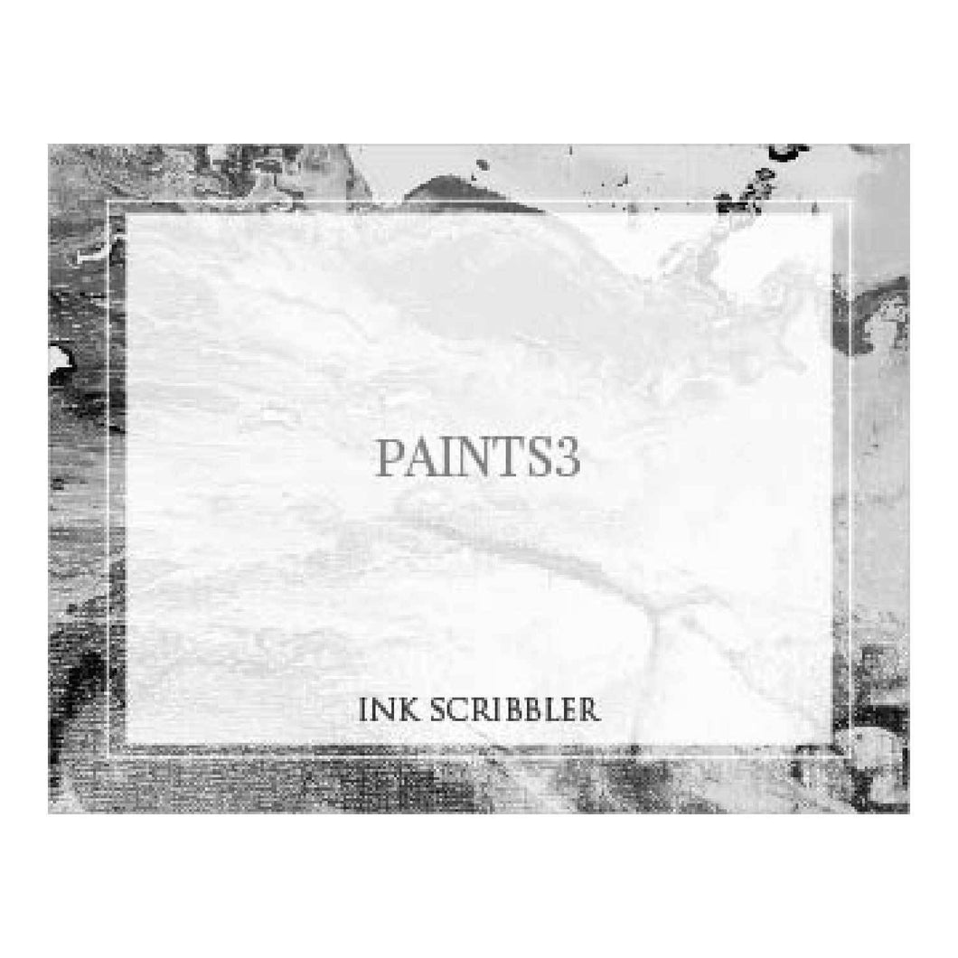 Paints3 Notecards - ink scribbler