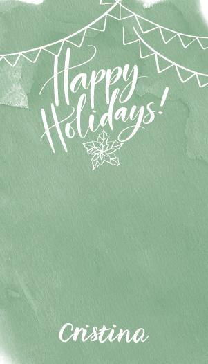 Happy Holidays 3 - ink scribbler