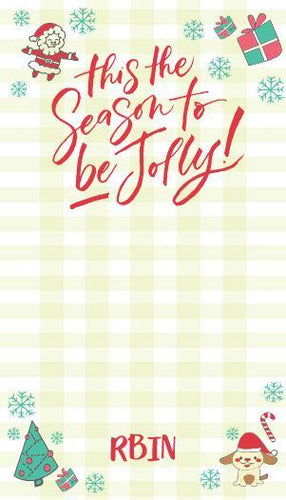Tis the Season to be Jolly Gift Tag - ink scribbler