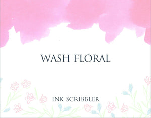Wash Floral Notecards - ink scribbler