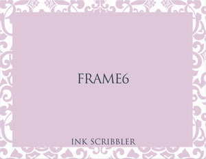 Frame6 Notecards - ink scribbler